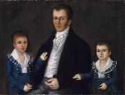 Joshua Johnson John Jacob Anderson and Sons, John and Edward Sweden oil painting artist